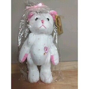 TATTOO BEARS 9” TEDDY Pink Val Moveable Arms Legs Plush‎ Toy